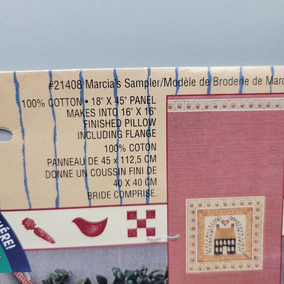 Daisy Kingdom Country Easy Heirlooms Marcias Sampler Panel - Picture 2 of 8